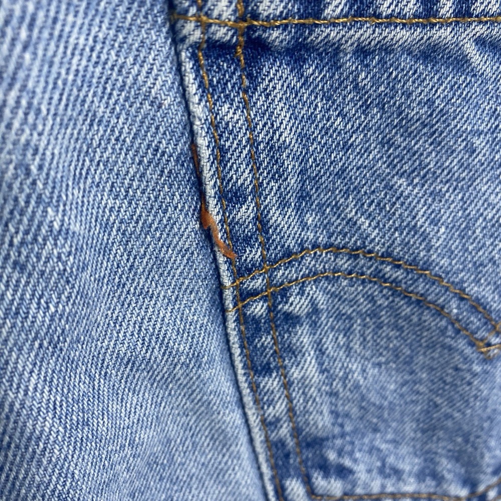 Vintage Men's Levi's 505 Jeans Regular Fit Straight Leg 34x30 Made in USA 90's - Picture 8 of 9